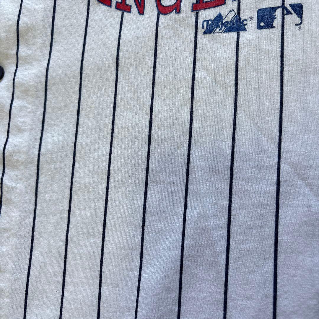 ユニフォーム ベースボール 野球 CA エンジェルス 縦縞 USA製 古着