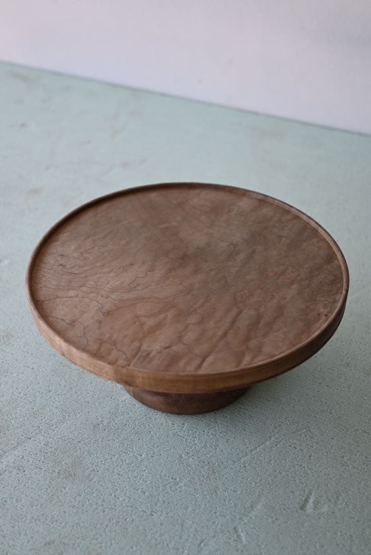 アンティーク 木製 花台 展示台 古道具 ケーキスタンド 木台