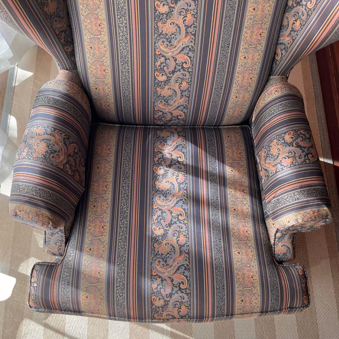 た64【美品】カリモク domani 1人掛けソファ アームチェア ドマーニ