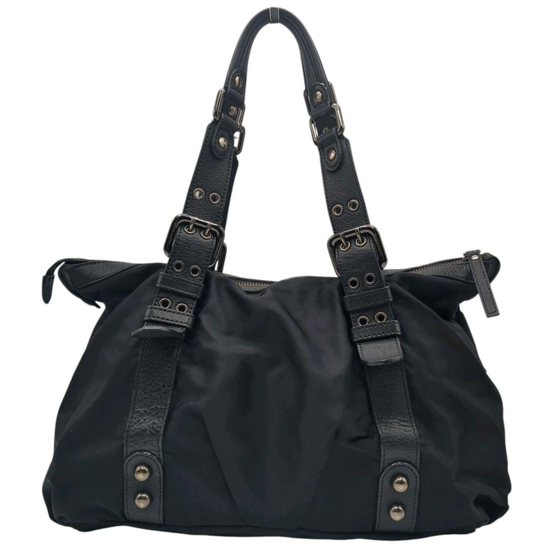 【美品】バーバリーブルーレーベル ハンドバッグ 黒 ZAE32-017-09