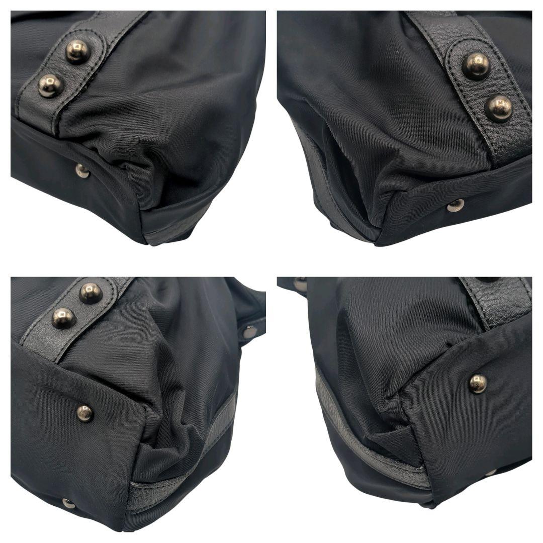 【美品】バーバリーブルーレーベル ハンドバッグ 黒 ZAE32-017-09