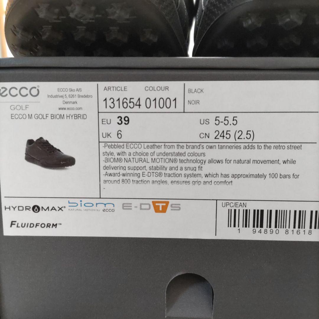 値下げ（新品未使用）ECCO BIOM HYBRID ゴルフシューズ　日本正規品