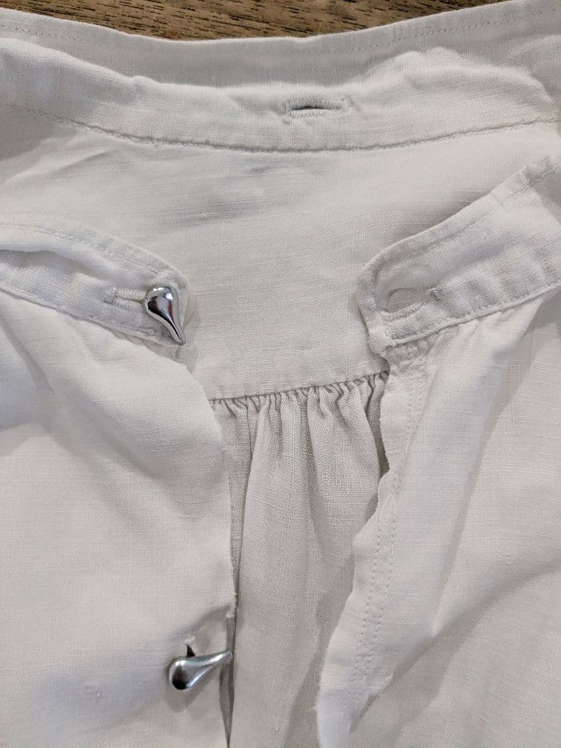 d*2様 Antique French linen アンティーク シャツワンピー