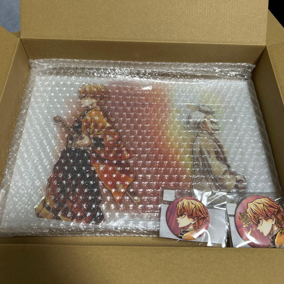 鬼滅の刃 C106 WEBSHOPくじ 善逸と爺ちゃん A賞　缶バッジ付き