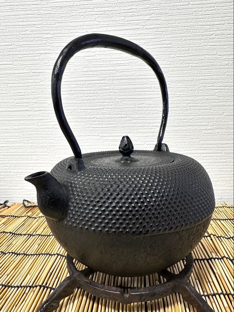 未使用品、供箱等付属品付　南部三厳堂造　１５型アラレ　summer様　売約済み