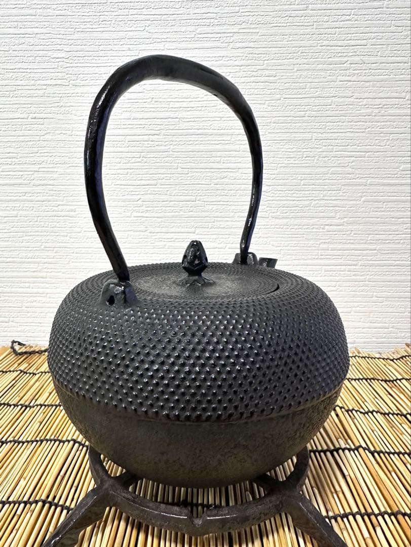 未使用品、供箱等付属品付　南部三厳堂造　１５型アラレ　summer様　売約済み