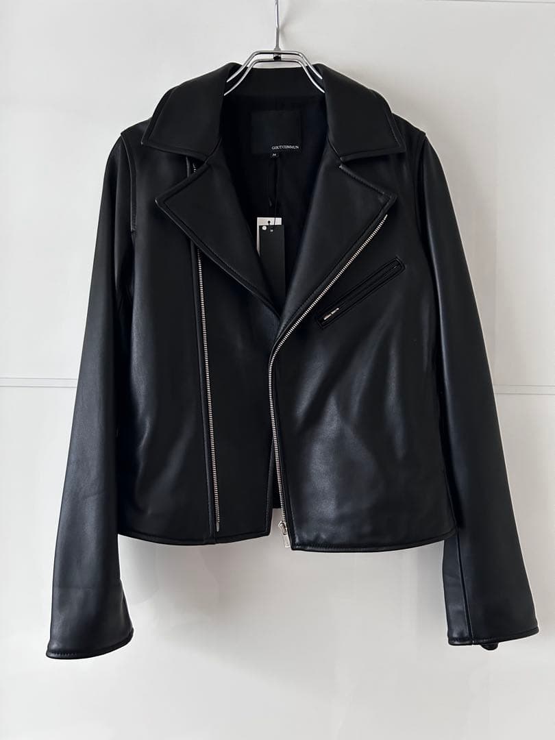 【新品未使用】goutcommunラムレザーライダースジャケット滝沢眞紀子