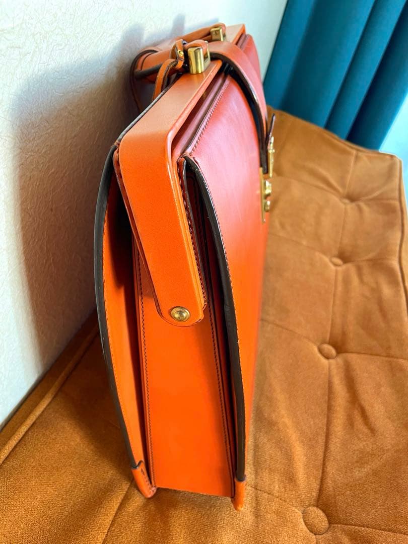 ソメス　SOMES　最高級スリムダレスバッグ　再出品値下げ