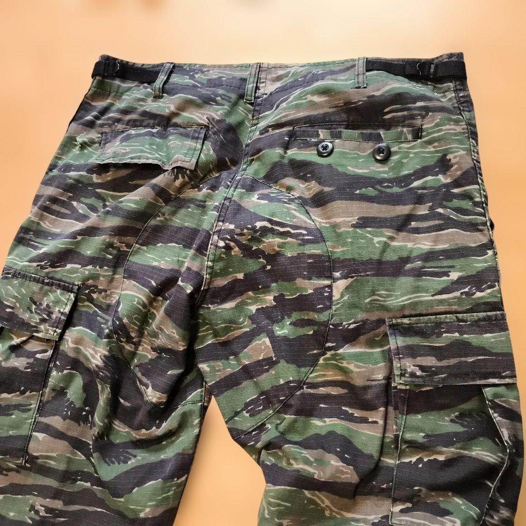 タイガーカモ　戦闘服上下　BDU リーコンチェストリグ新品付　S＆グラフ