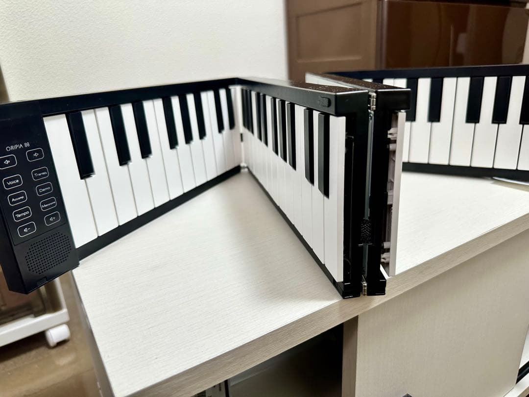 ORIPIA 88 鍵折りたたみ式電子ピアノ 幅33cm 1.6kg