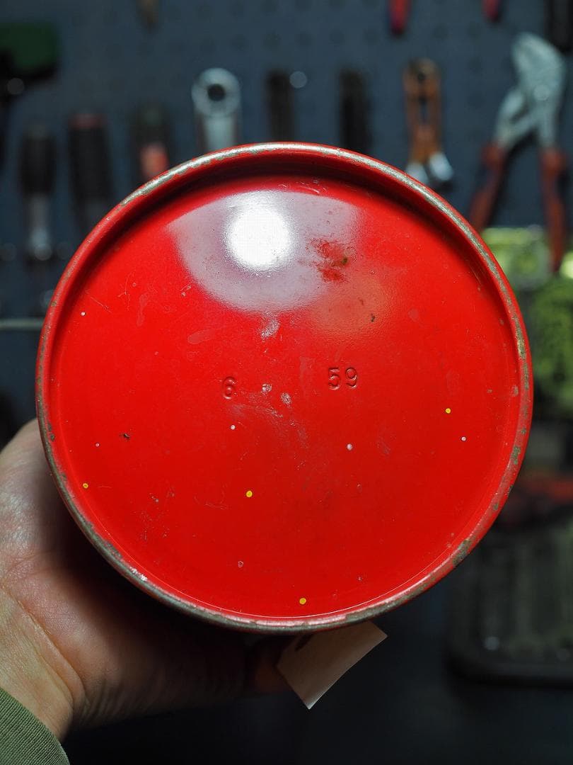 美品！1959年6月 コールマン 200A ランタン（イエローボーダー）u06