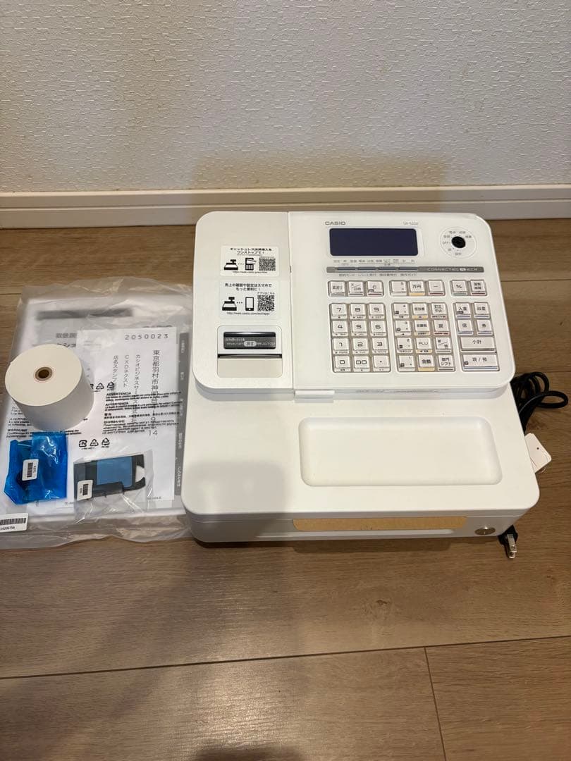 CASIO カシオ ブルレジ レジスター SR-S200-EX-WE