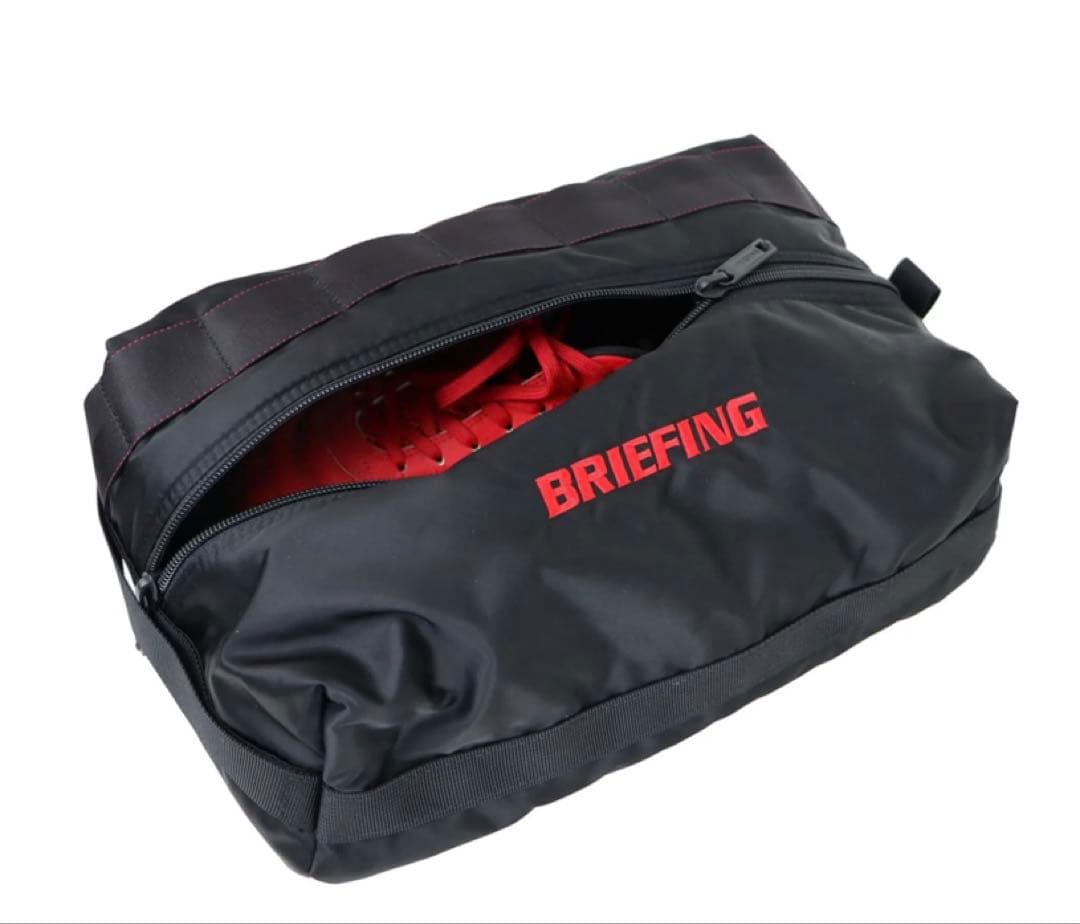 【美品】ブリーフィングゴルフ シューズケース ブラック
