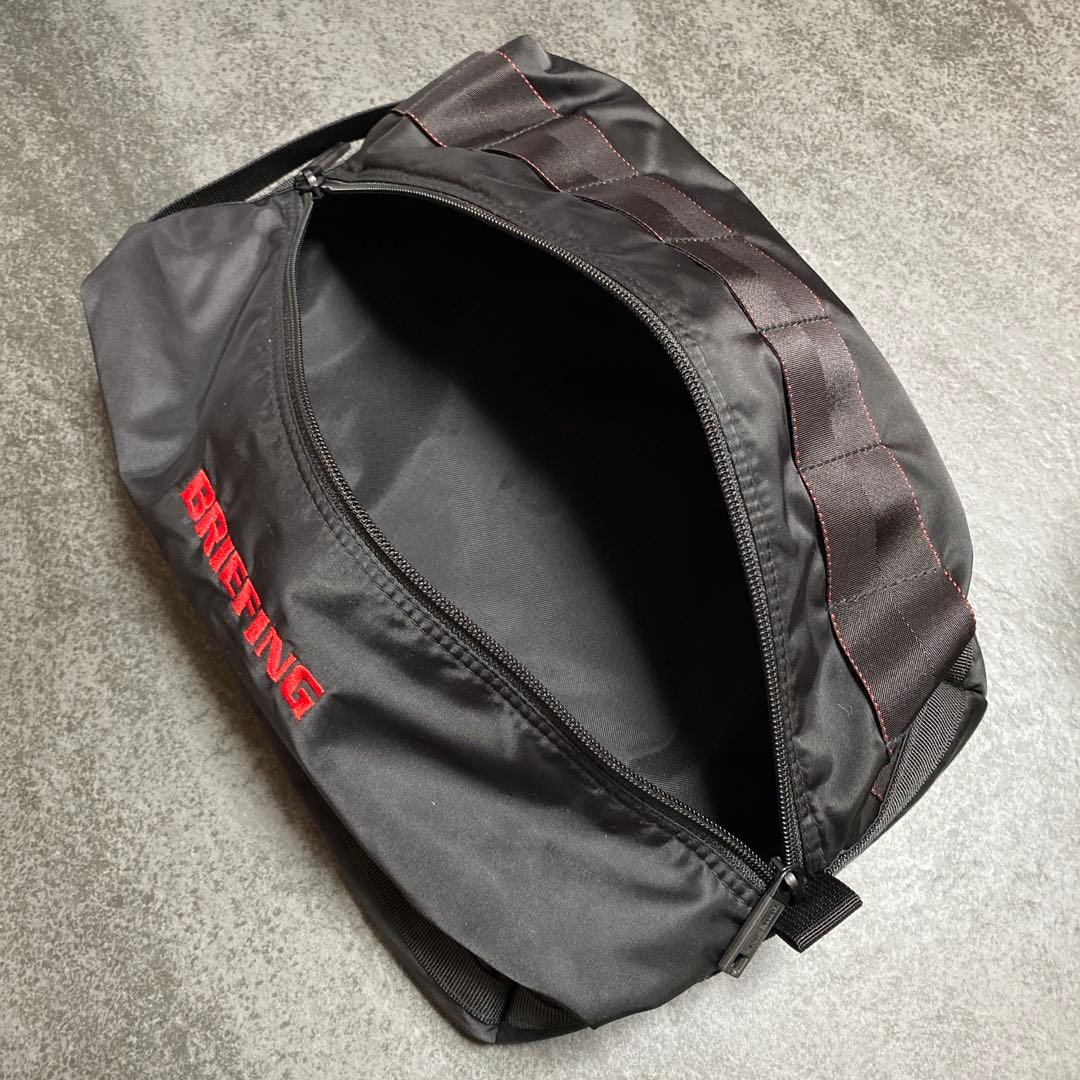 【美品】ブリーフィングゴルフ シューズケース ブラック