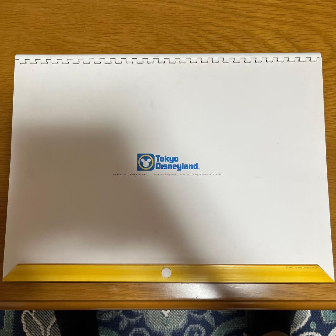 1988年 東京ディズニーランド 非売品５周年カレンダー