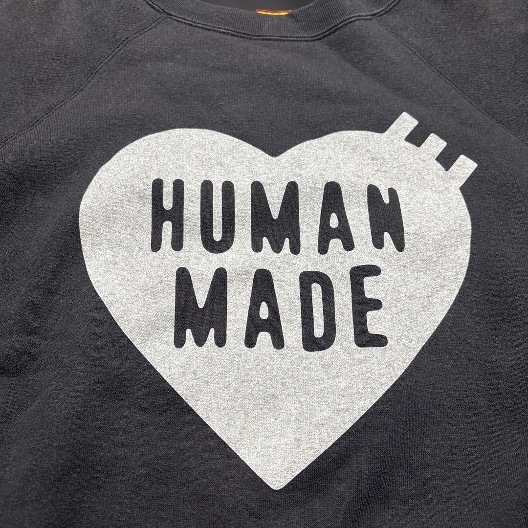 HUMAN MADE スウェット　ハートロゴ　XL ブラック