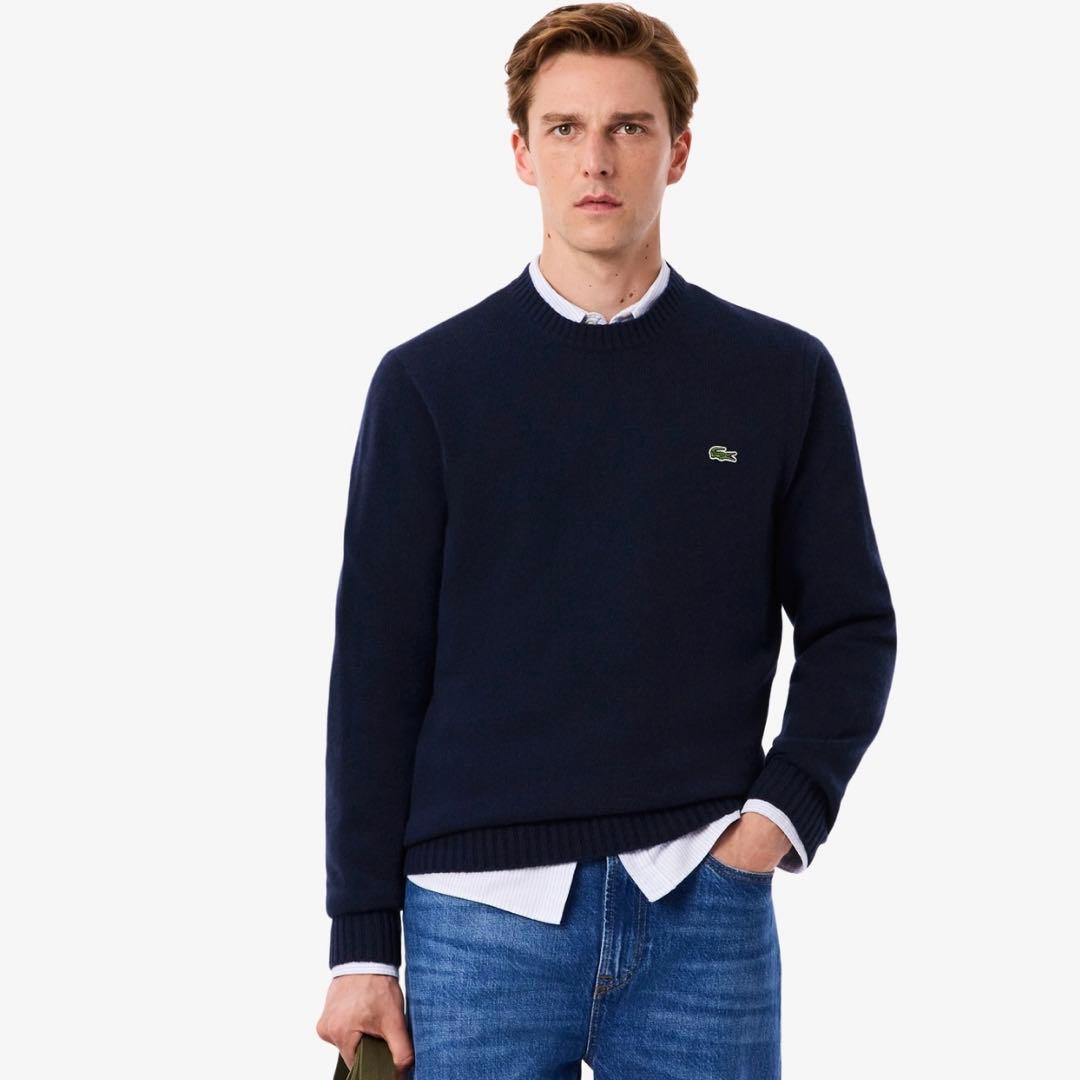 LACOSTE ラコステ　カシミア100% クルーネックセーター　ニット　高級