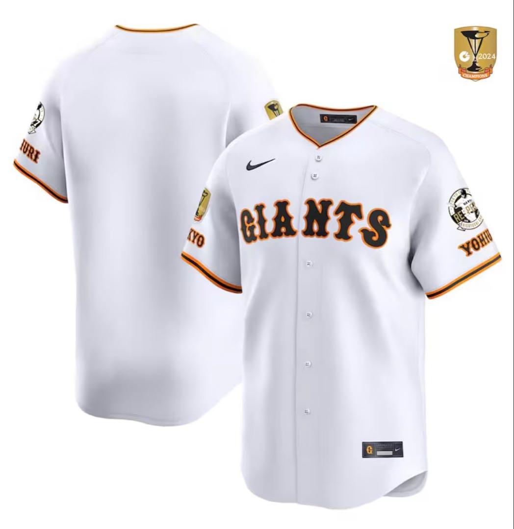 読売ジャイアンツ 長野久義 引退記念特別ワッペン付き レプリカユニホーム XL