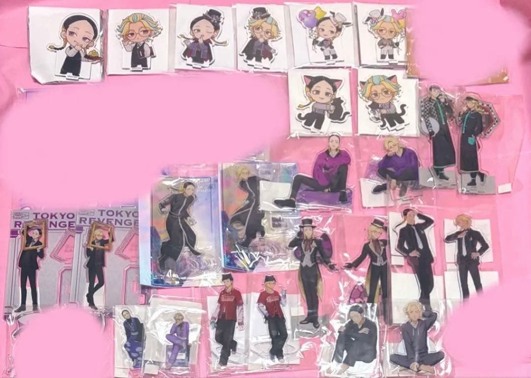 東京リベンジャーズ　アクスタ　灰谷竜胆　灰谷蘭