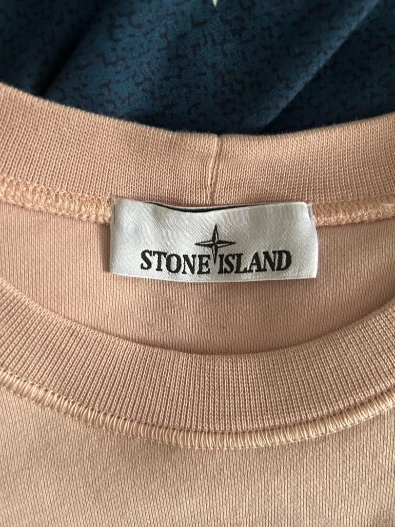 ストーンアイランド　スウェット　ピンク