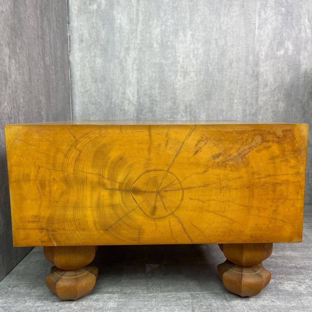 高級天然木 本榧 碁盤 ヘソあり 約5.6寸 蛤碁石 那智黒石 本カヤ 囲碁