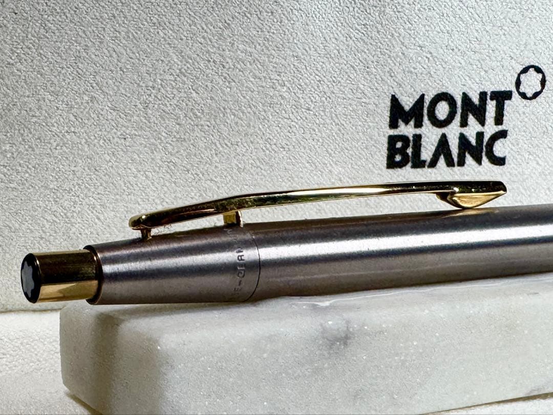 【極美品】MONT BLANC 1970S シルバーボールペン スリムライン