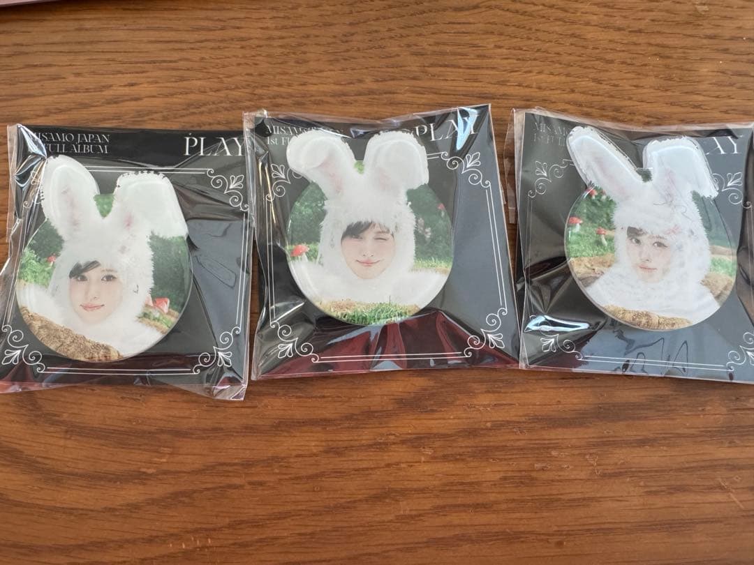 MISAMO リスニングパーティスマホグリップ3個セット