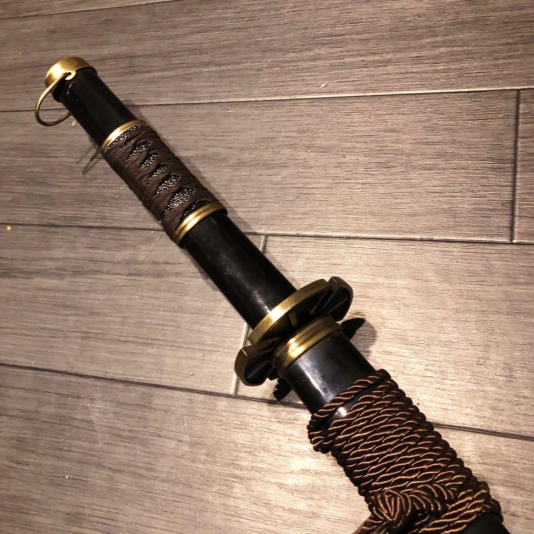 模造刀　刀　雪走　鬼徹　虎徹　黒漆拵え　ワンピース