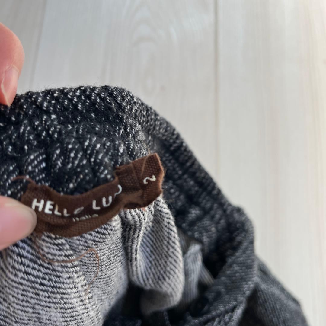 【2Y】HELLO LUPO ブルマ サス付き デニム ロンパース