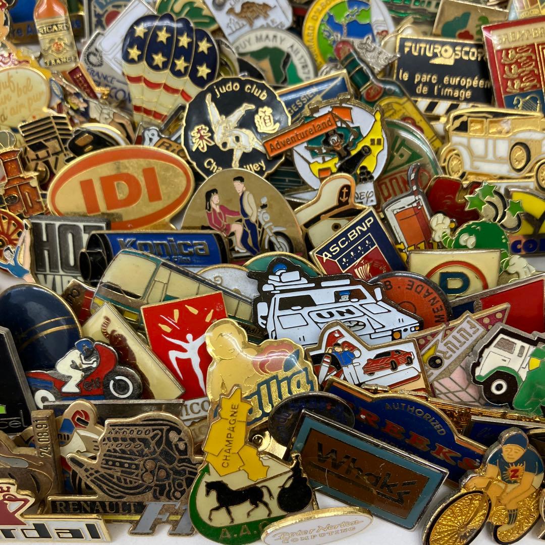 フランス雑貨★ピンバッジ大量200個セット★BVA04