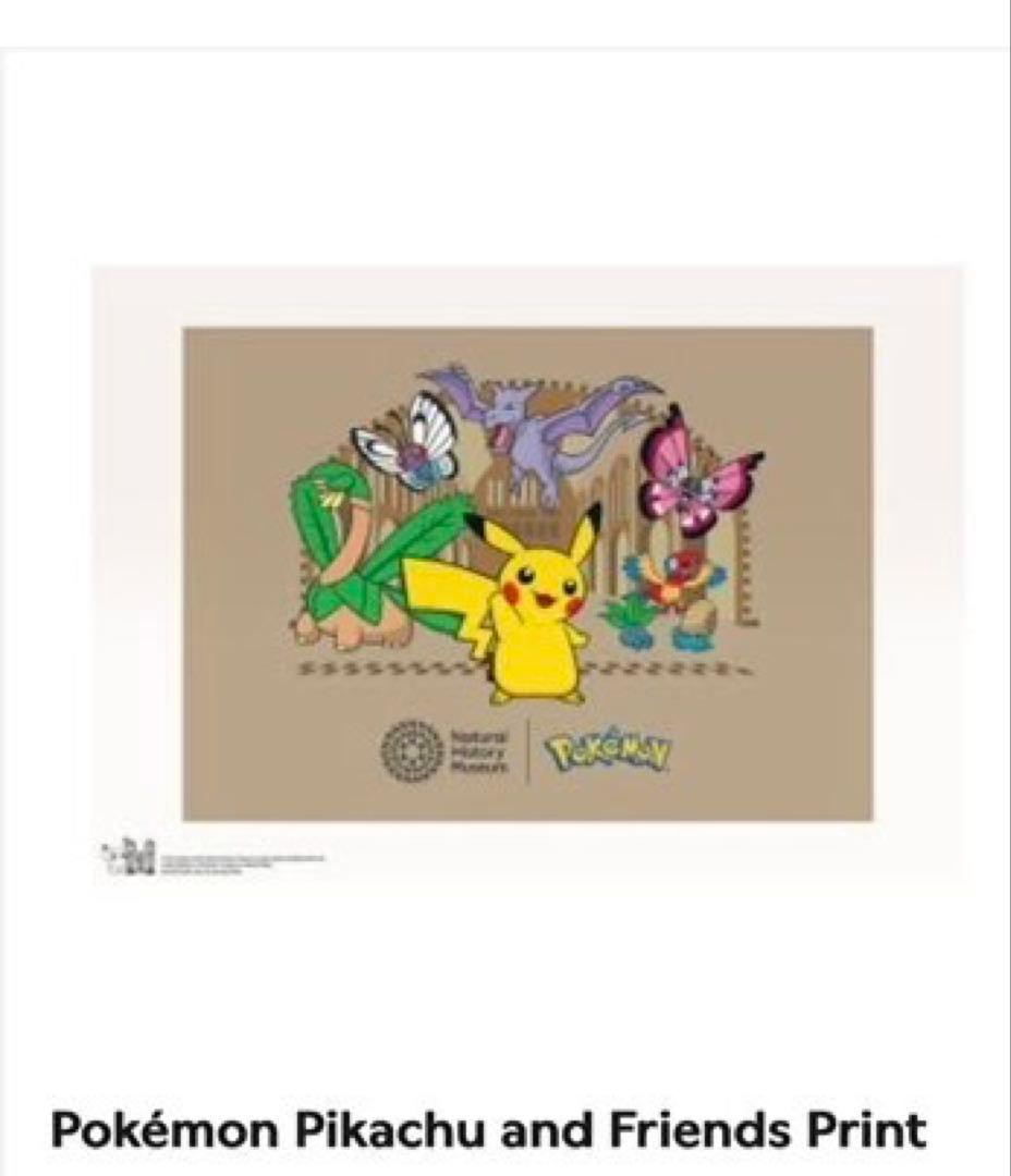 ★お値下げ中2/11★ ポケモン　ロンドン　自然史博物館　ポスター