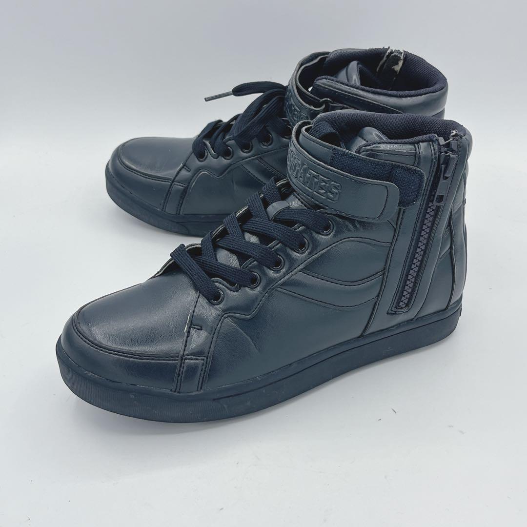 【超美品】パーリーゲイツ ハイカット レザーゴルフシューズ 24.0センチ