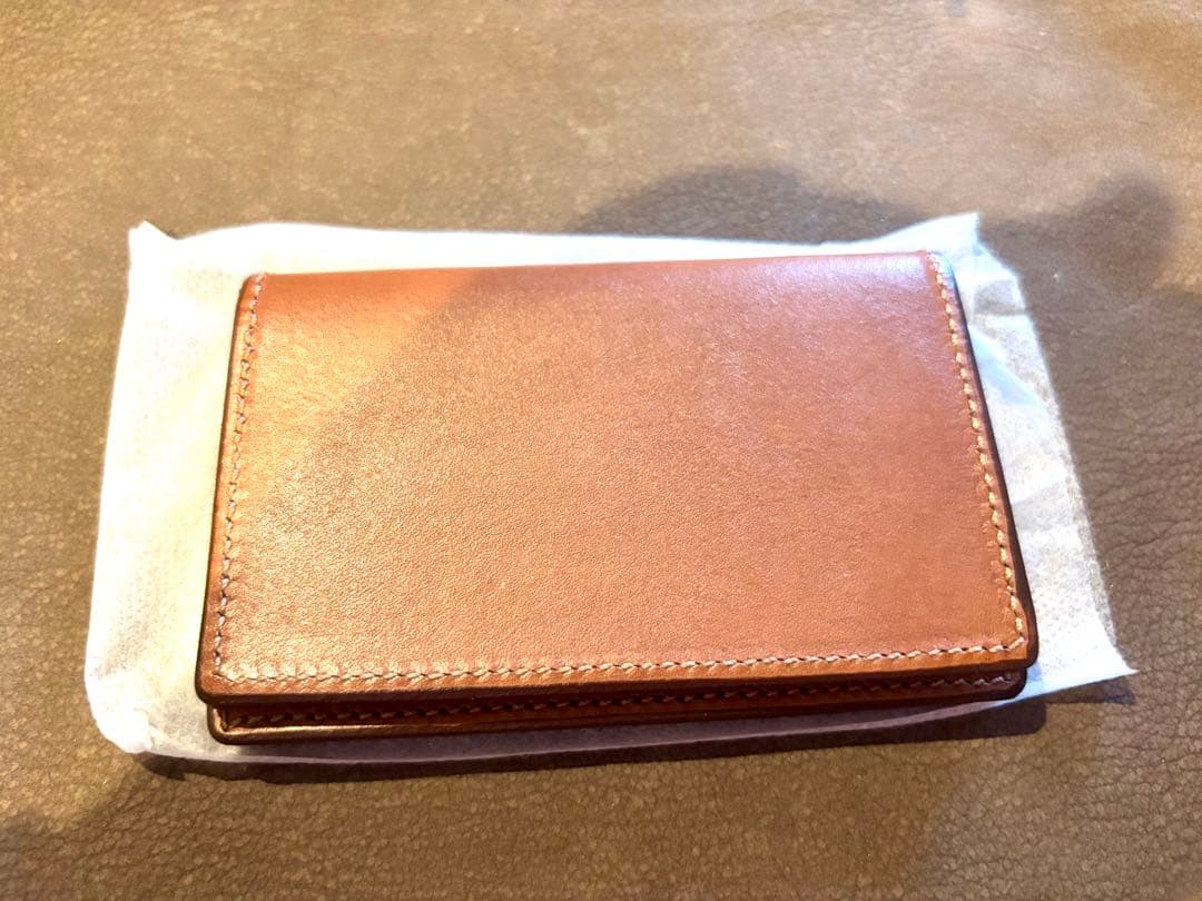 「Hans Oster ハンスオスター」名刺入れ&カードケース（ブラウン：新品）