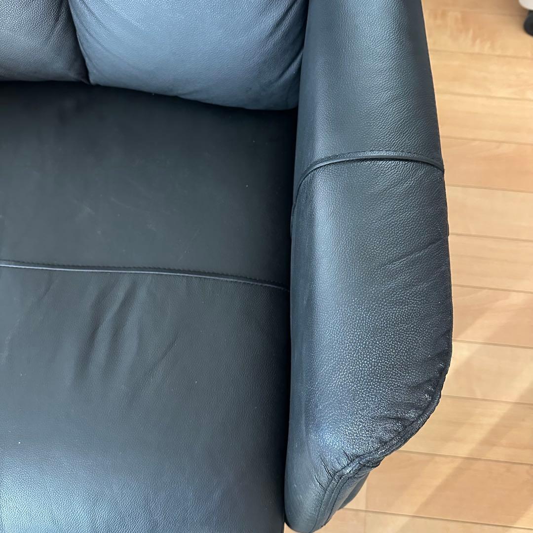 電動リクライニングソファ　コンフェ ニトリ　リクライニングチェア　ブラック