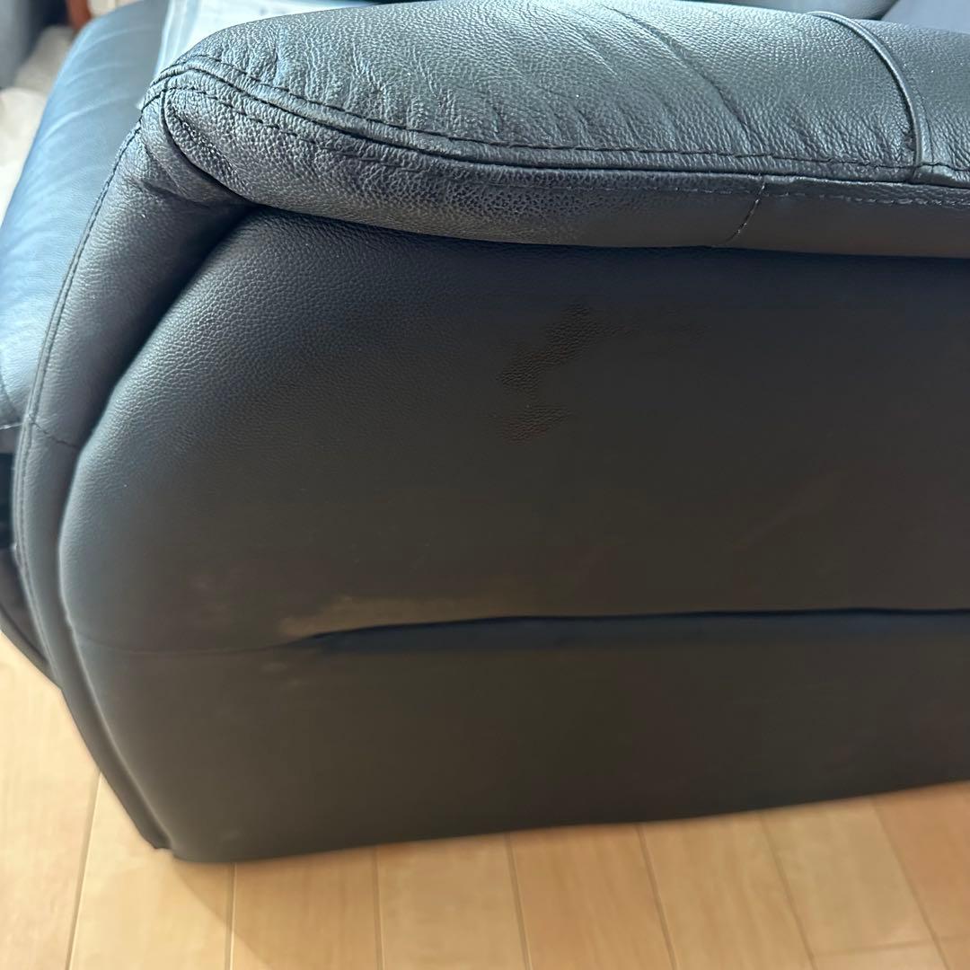 電動リクライニングソファ　コンフェ ニトリ　リクライニングチェア　ブラック