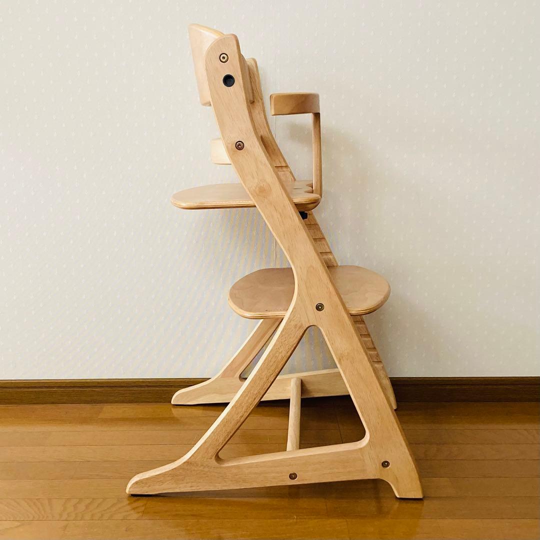 【美品】大和屋 すくすくチェアプラス yamatoya ナチュラル