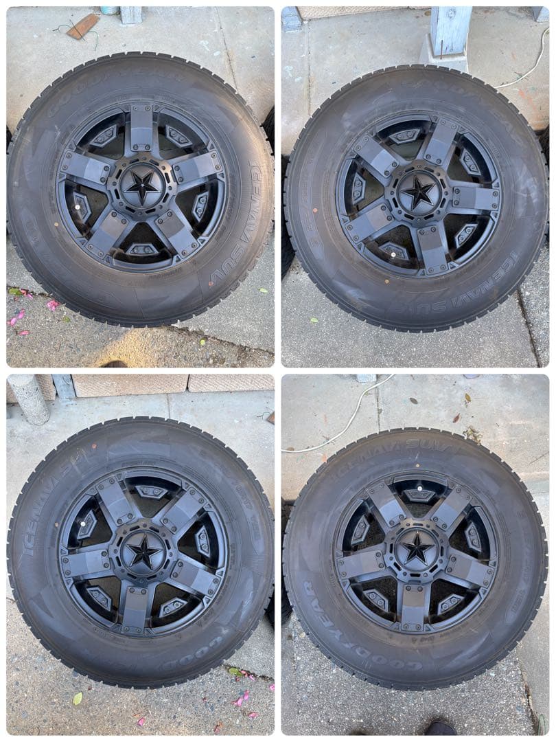 N*N様 KMC XD811 ロックスター2 タイヤホイール4本セット