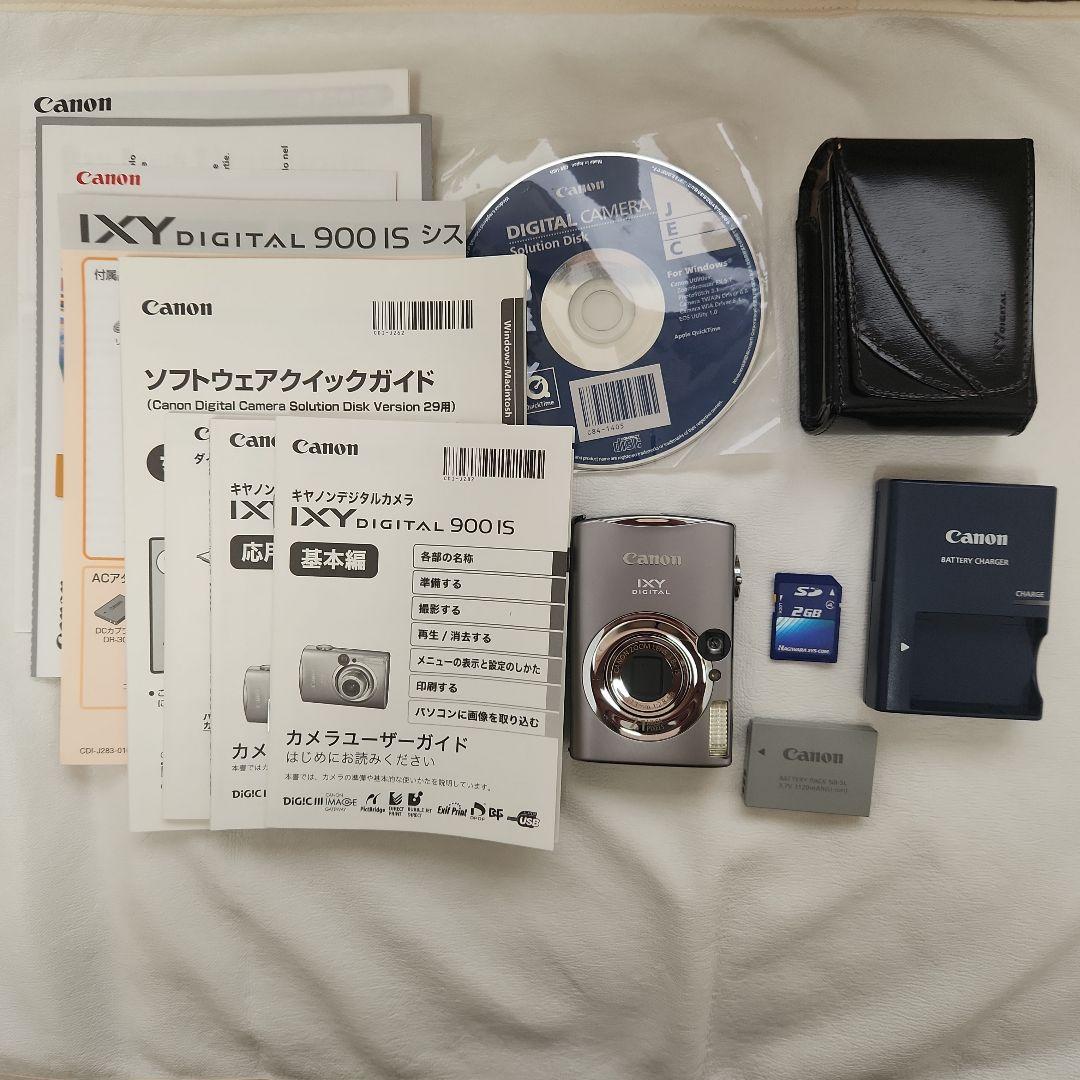 Canon デジカメ IXY DIGITAL900 IS 純正ケース付き（中古）