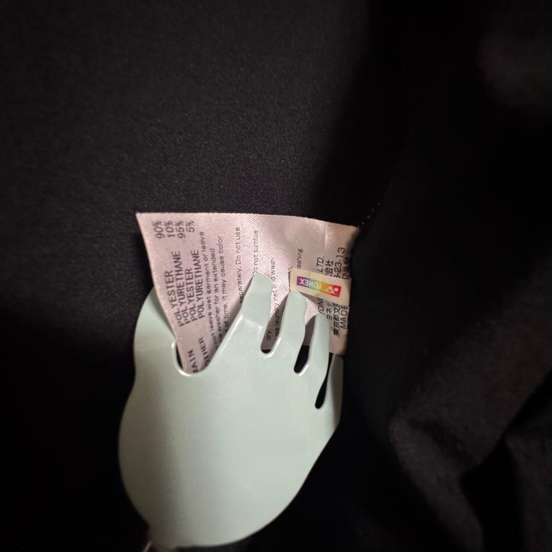 YONEX ブラック ウォームアップジャケット　黒 ユニM フィットスタイル