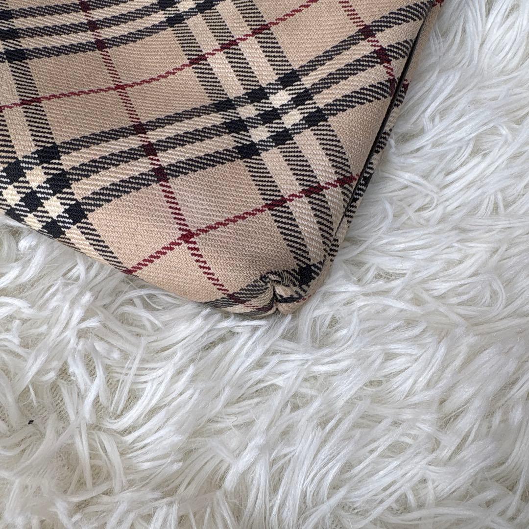 バーバリー ブルーレーベル ショルダーバッグ ノバチェック ポーチ 2way