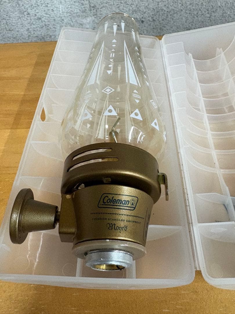 コールマン ルミエールランタン インディゴ 収納ケース付き 中古