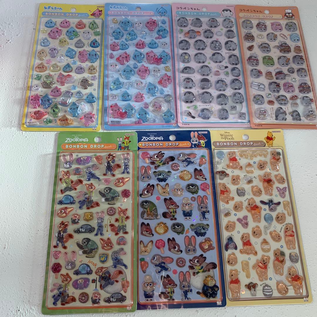ボンボンドロップシール　くまのプーさん