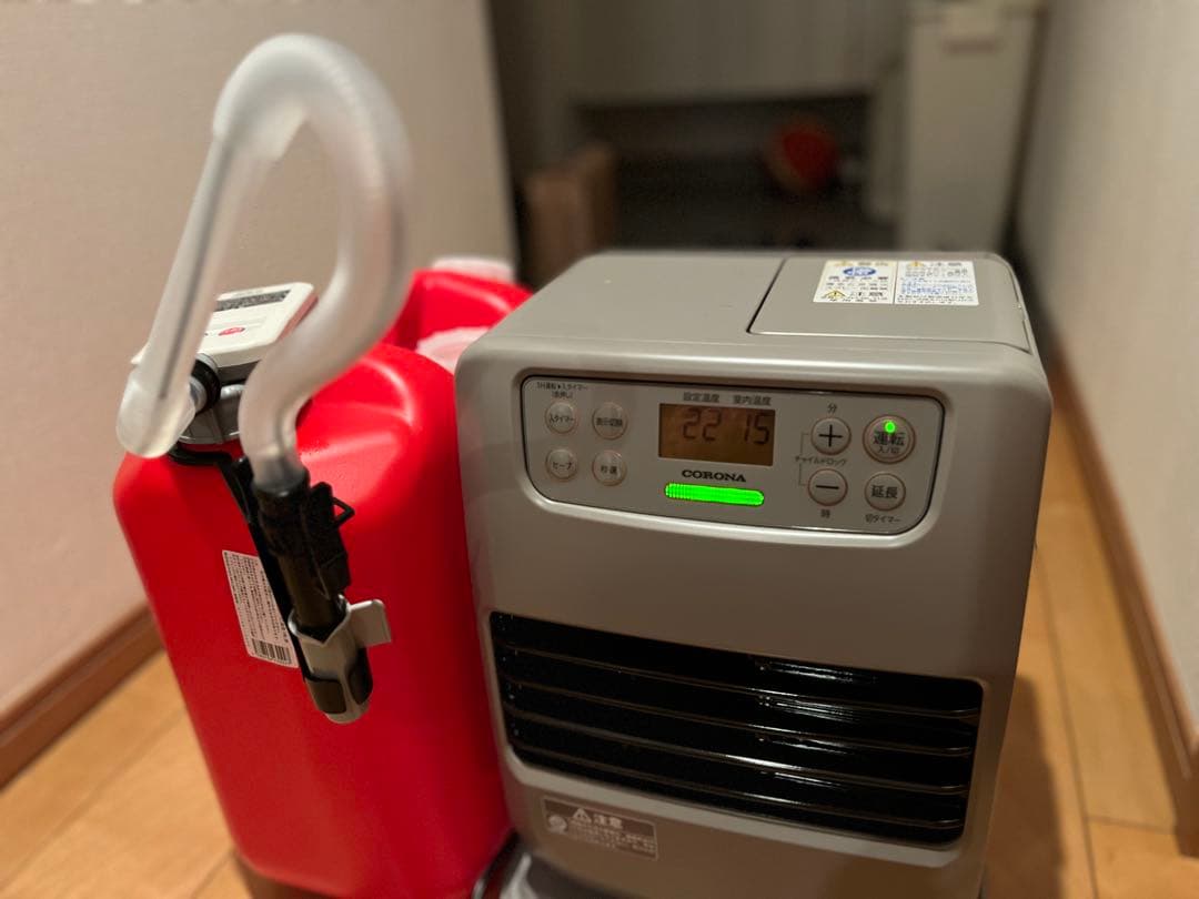 CORONA 石油ファンヒーター デジタル表示 3.6Lタンク、2025年製造品