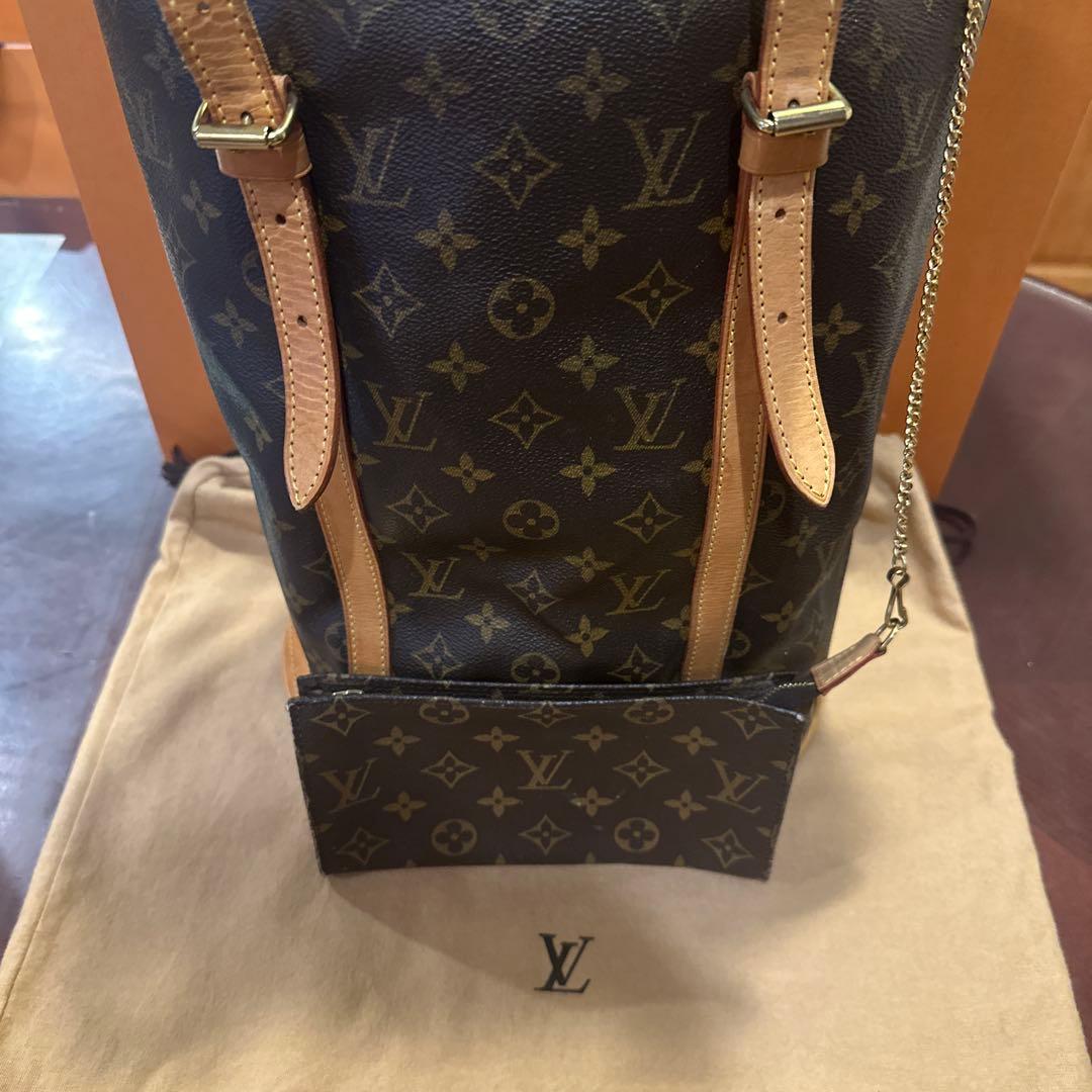 ルイヴィトン モノグラム バケットGM ポーチ付