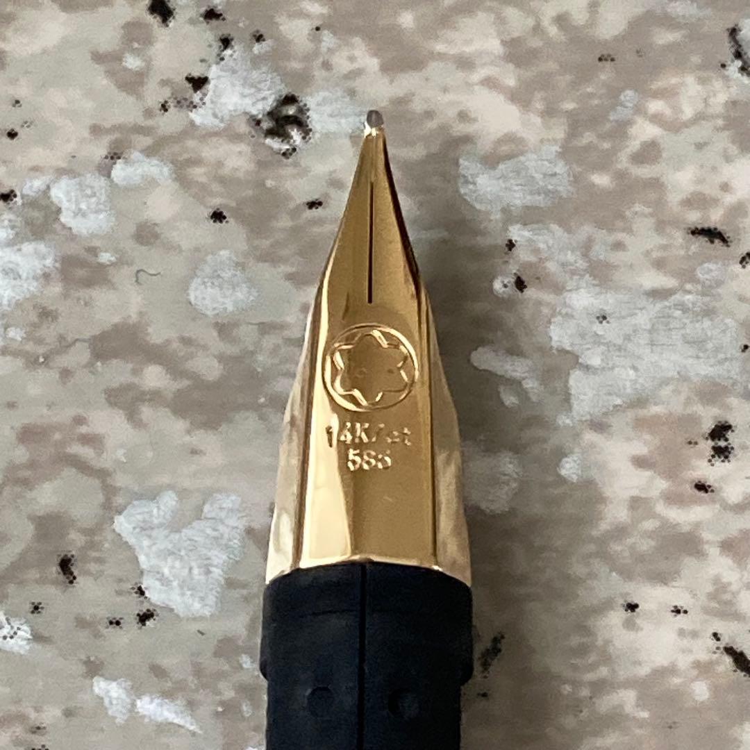 #196 オーバーホール済み 万年筆 モンブラン MONTBLANC 14k