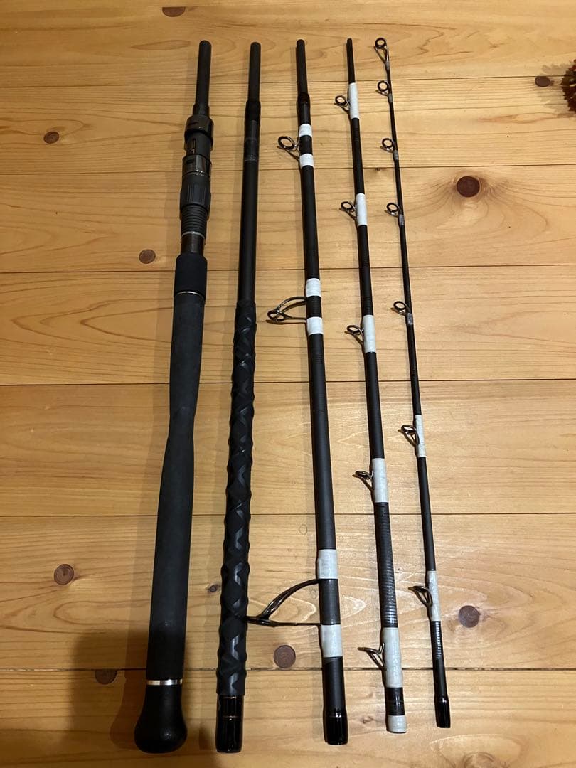 欧州ダイワ　改造　メガフォース　ビッグフィッシュ　パックロッド　５本継ぎ　遠征