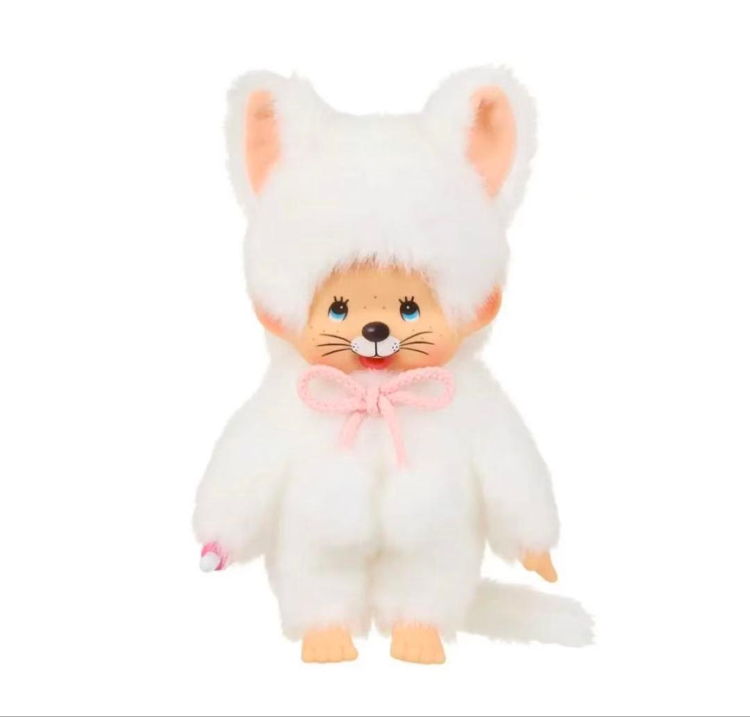 EU限定モンチッチ 白い猫 ぬいぐるみ　セキグチ