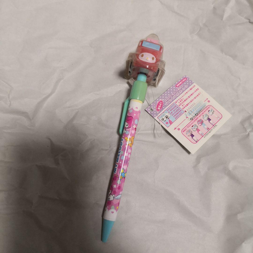サンリオ マイメロディ マイメロ マスコットバス付き ボールペン