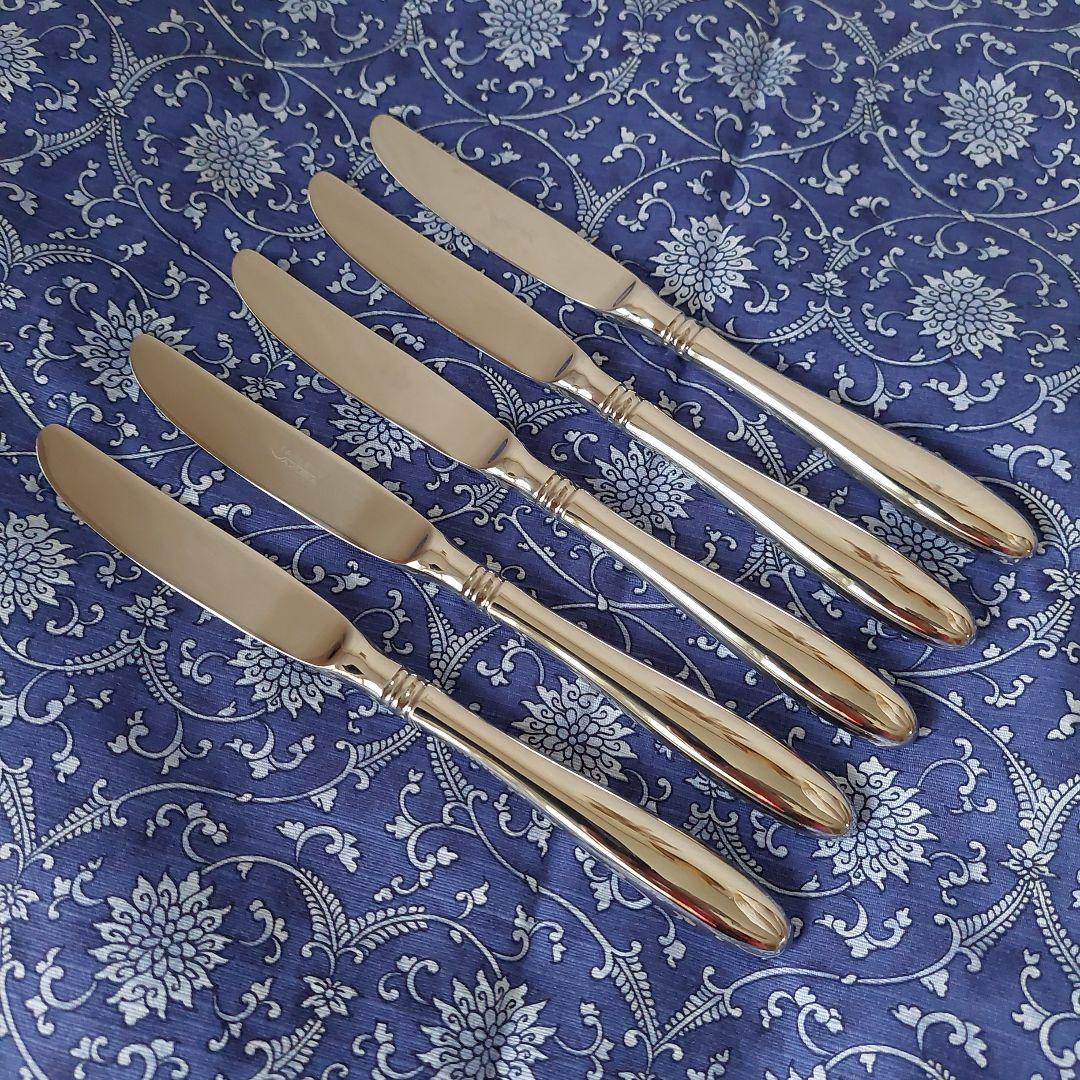 AZUMA インペリアル 18-18 ステンレス　ディナーナイフ　5本セット