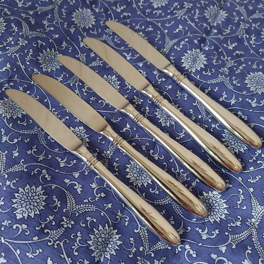 AZUMA インペリアル 18-18 ステンレス　ディナーナイフ　5本セット